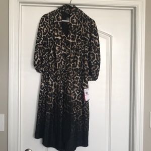 Leopard Print Career Dress